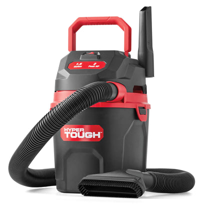 Hyper Tough 1.5gal 2 HP Wet/Dry Vacuum VH105 3502