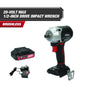 Hyper Tough 20V Max Brushless 1/2 in Cordless Impact Wrench, 350 ft-lbs, Tool Only