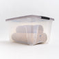 IRIS 40 Qt. Plastic Storage Bins with Lids, Stackable Storage Containers, Totes, 5 Pack