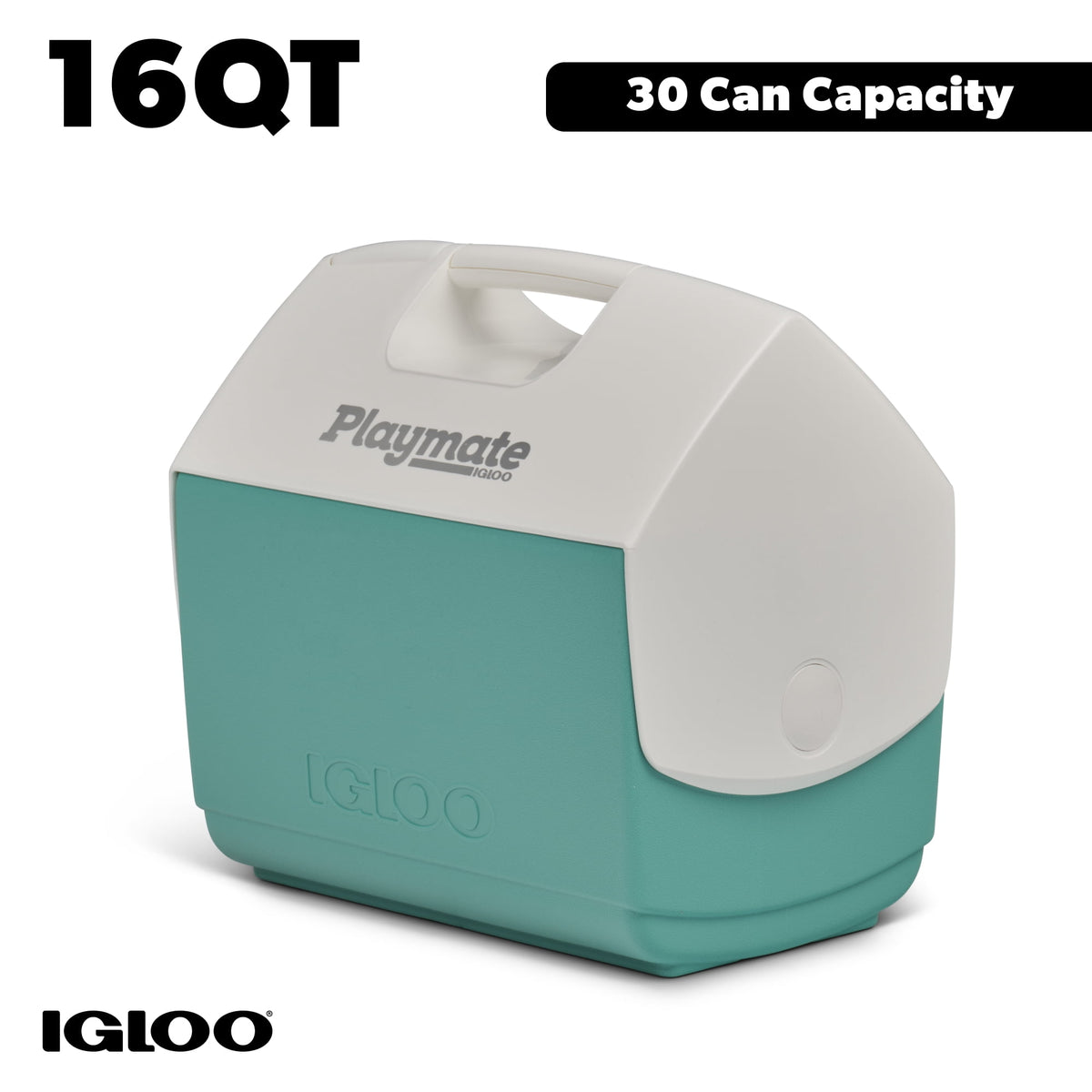 Igloo 16 QT Playmate Elite Ice Chest Cooler, 30 Can Capacity, Pink