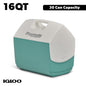 Igloo 16 QT Playmate Elite Ice Chest Cooler, 30 Can Capacity, Pink