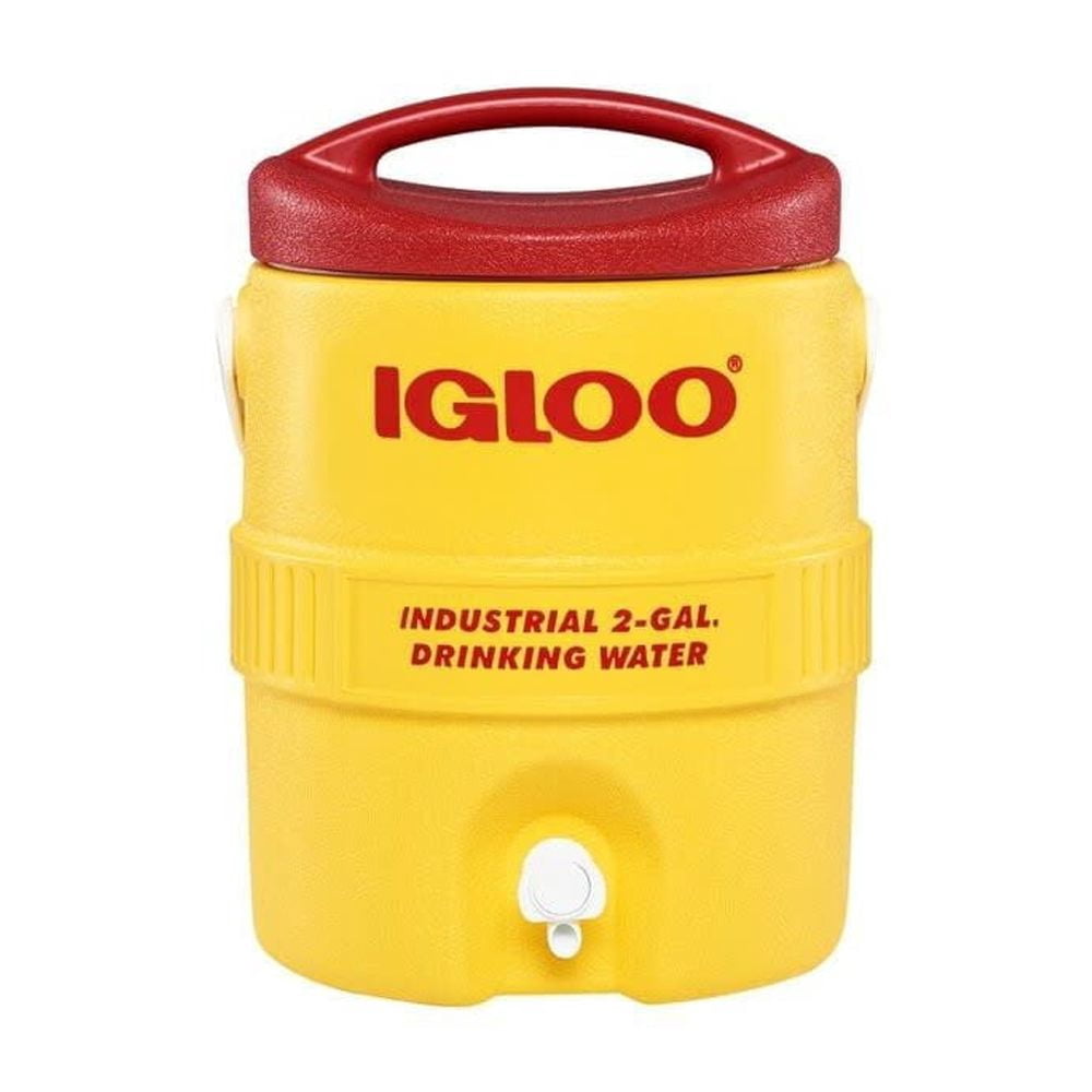Igloo Industrial Red/Yellow 3 gal Water Cooler