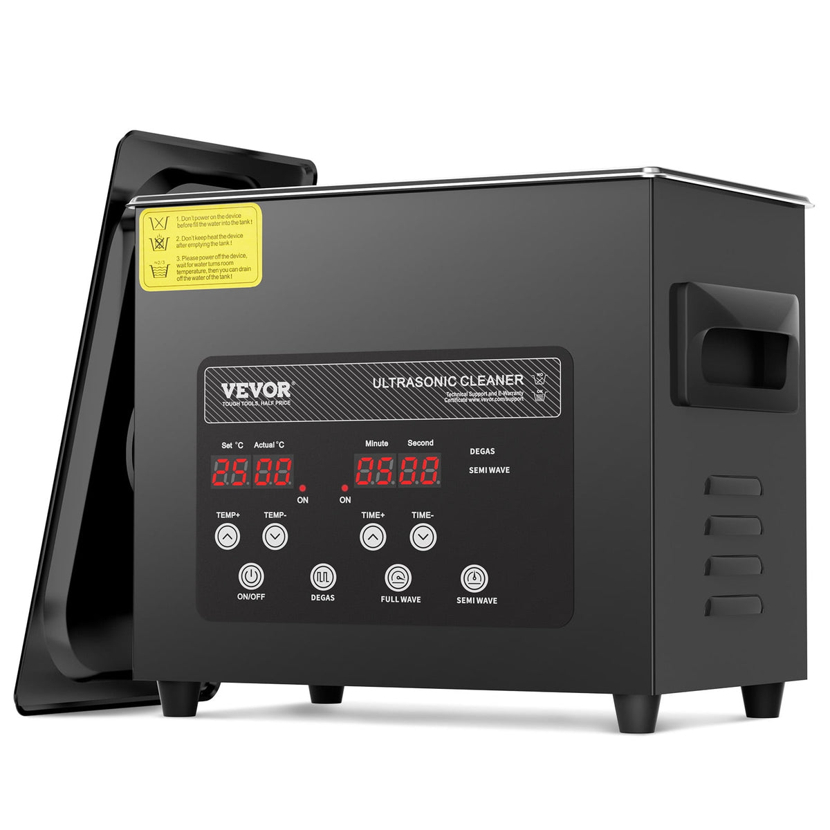 KFFKFF 10L Sonic Cleaning Device, 240W Digital Sonic Cleaning Equipment with Soft Setting & Enhanced Deaeration, 40kHz Commercial Ultrasonic Cleaner with Heating & Timing Function
