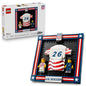 LEGO Editions 2026 U.S. Soccer National Team Jersey - Building Set for Boys & Girls, Ages 10+ - Birthday Gift - Bedroom or Shelf Decor for Sports Fans - 43033