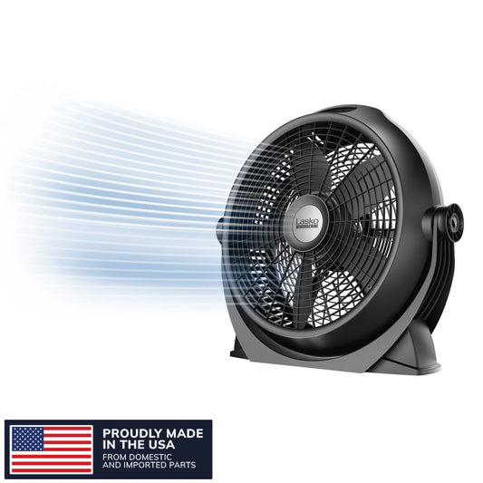 Lasko Wind Machine 20" 3-Speed Pivoting Head Air Circulator Fan A20305