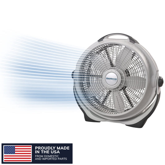 Lasko Wind Machine 20" 3-Speed Pivoting Head Air Circulator Fan A20301