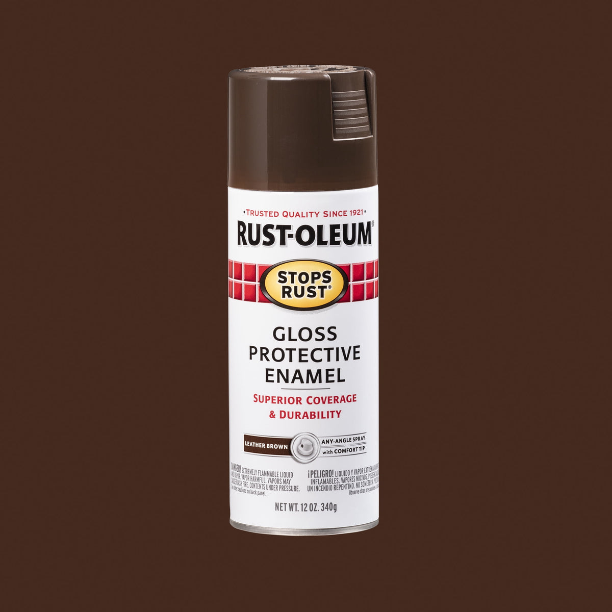(6 pack) Orange, Rust-Oleum Stops Rust Protective Enamel Gloss Spray Paint-214084, 12 oz