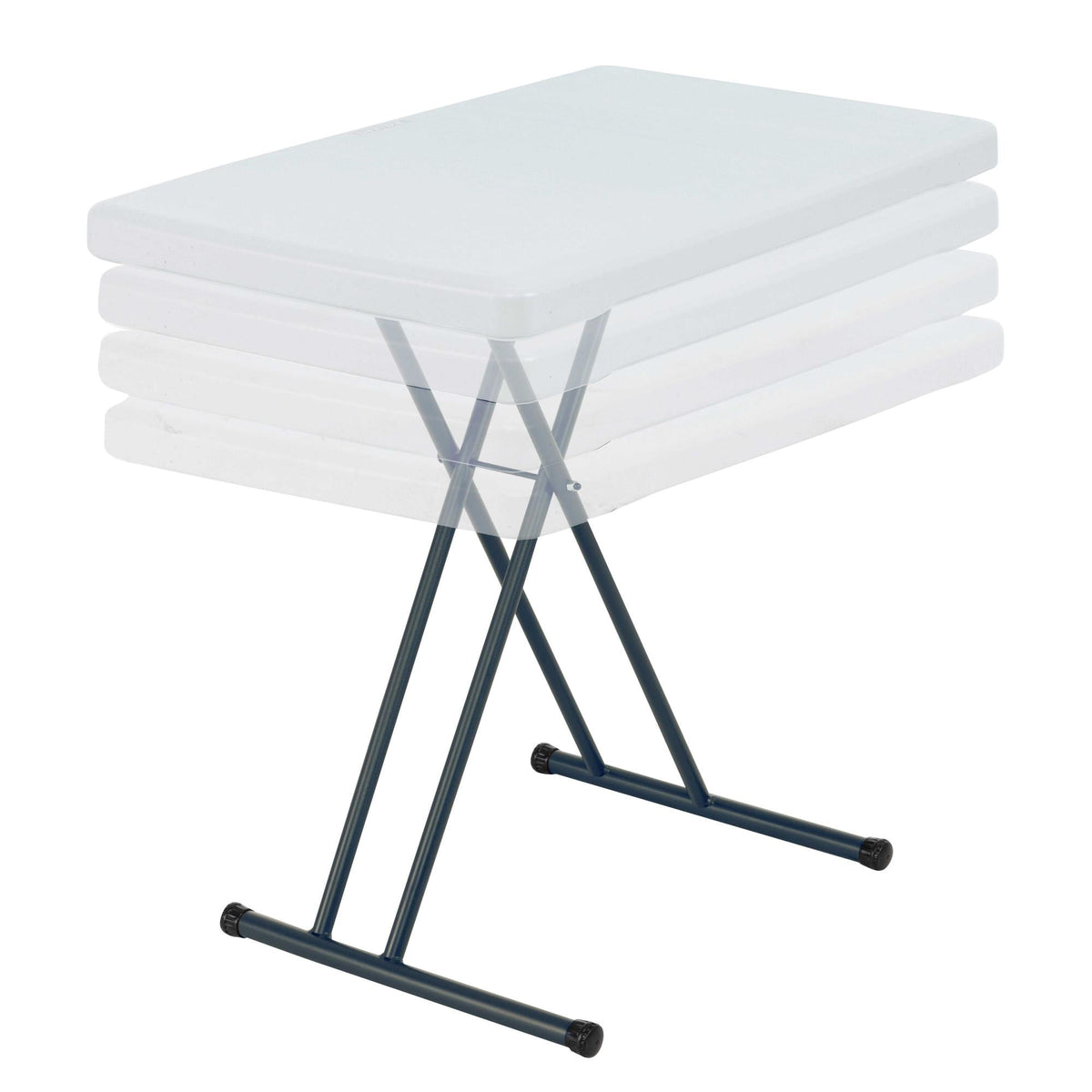 Lifetime 30 inch Personal Rectangle Folding Table, Indoor/Outdoor, Black (80668)