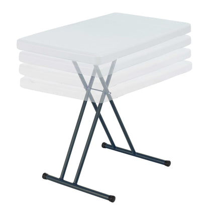 Lifetime 30 inch Personal Rectangle Folding Table, Indoor/Outdoor, Black (80668)