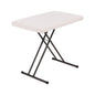 Lifetime 30 inch Personal Rectangle Folding Table, Indoor/Outdoor, Black (80668)