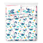 Lilo & Stitch Island Vibes 4-Piece Queen Sheet Set, Polyester, Multicolor, Disney