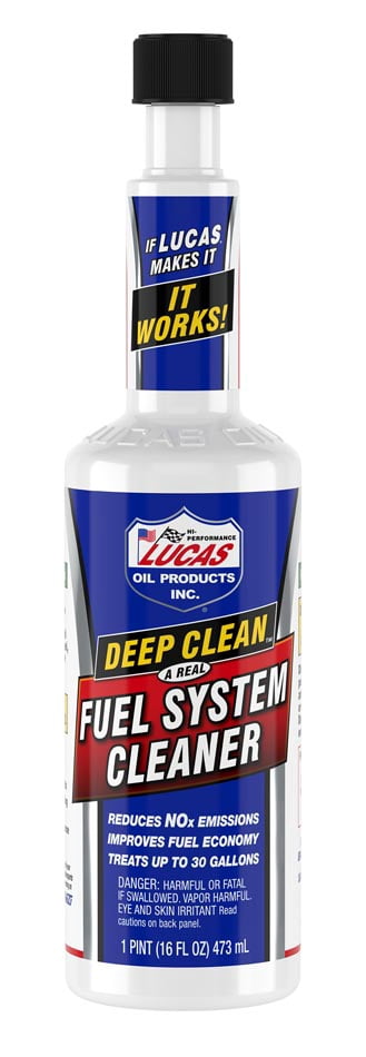 (4 pack) Lucas Oil 10512 Deep Clean Fuel System Cleaner Performance Additive 16 Ounce