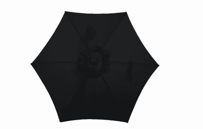 Mainstays 7.5ft Market Outdoor Umbrella with Push-Up Lift and 3-Angle Tilt in Tan