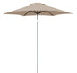 Mainstays 7.5ft Market Outdoor Umbrella with Push-Up Lift and 3-Angle Tilt in Light Blue Paradise