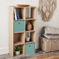 Mainstays 8 Cube Storage Organizer, White