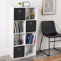 Mainstays 8 Cube Storage Organizer, Black