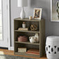 Mainstays 3-Shelf Bookcase with Adjustable Shelves, True Black Oak