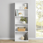 Mainstays 5-Shelf Bookcase with Adjustable Shelves, True Black Oak