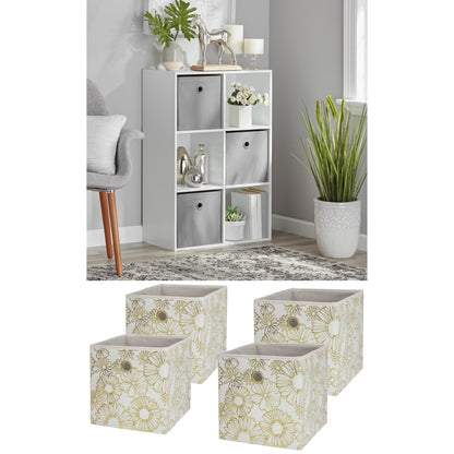 Mainstays 6 Cube Storage Organizer, White