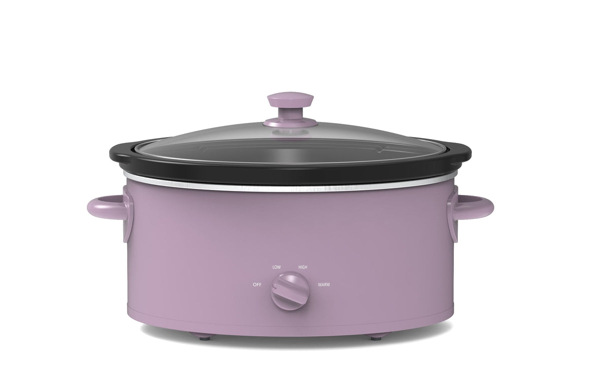 Mainstays 6 Quart Oval Slow Cooker, with Stainless Steel Finish and Glass Lid