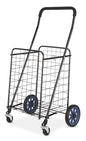 Mainstays Metal Rolling Utility Shopping Cart with Foldable Design