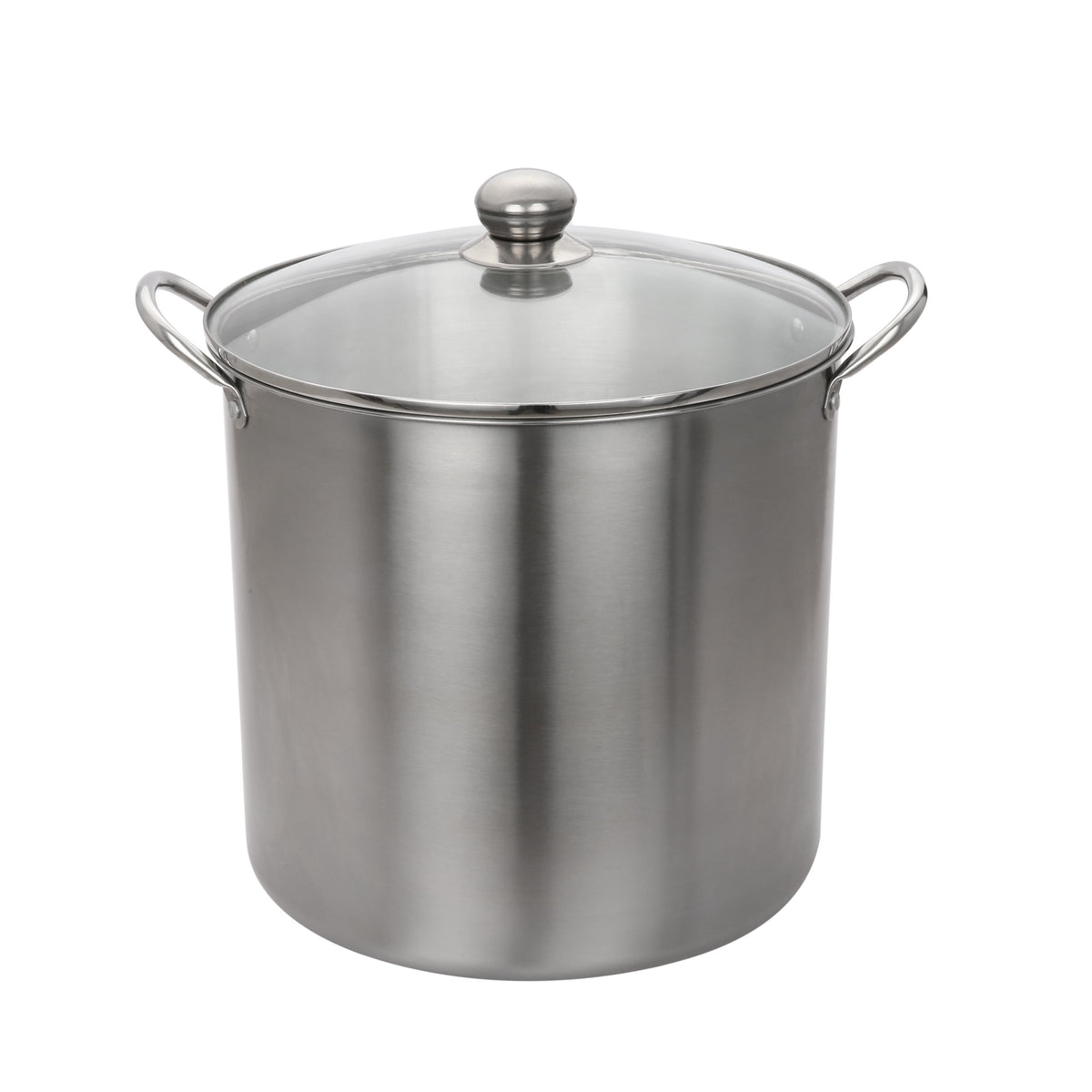 Mainstays 21.5 Quart Stainless Steel Canning Pot with Rack, Dual Water Bath Canner and Steam Canner