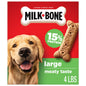 (2 pack) Milk Bone Crunchy Large Dog Treats, 10 Lb. Box, Original Beef Flavor