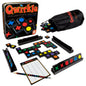 MindWare Qwirkle Deluxe Collector’s Edition Game, 108 Acrylic Tiles, 4 Tile Racks, Nylon bag, Score Card, Pencil & Rules, 2 to 4 Players