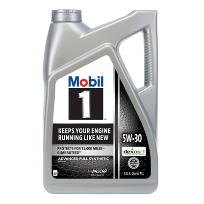 Mobil 1 Advanced Full Synthetic Motor Oil 5W-30, 5 Quart