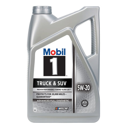 Mobil 1 Truck & SUV Full Synthetic Motor Oil 5W-20, 5 Quart