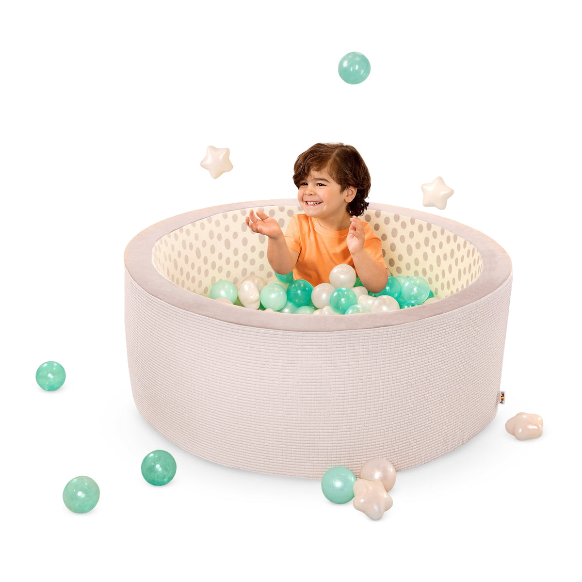 Battat Hop in Foam Ball Pit with with 65+ Balls and Washable Cover, Toddler and Preschool Indoor Toy