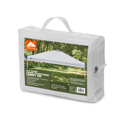 Ozark Trail 10' x 10' White Straight Leg Replacement Canopy Top Only