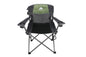 Ozark Trail Oversized Big and Tall Camp Chair with Cup Holders, Green, Adult