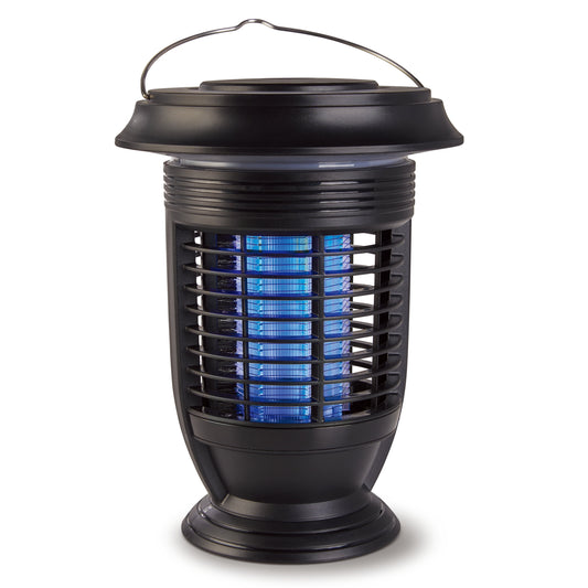 Ozark Trail Rechargeable Self-Cleaning Electronic Bug Zapper for Outdoor Use, Black