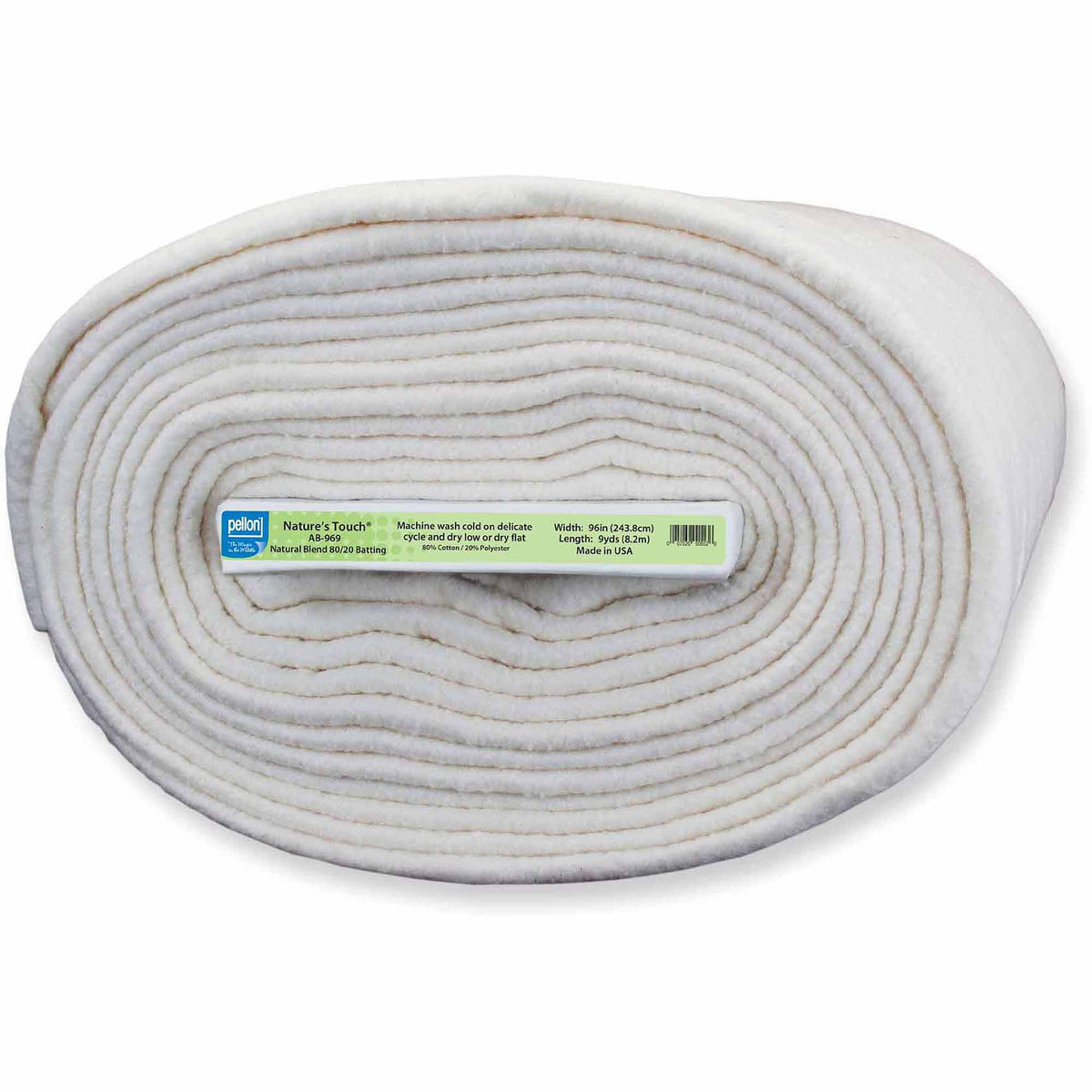 Pellon 80/20 Quilting Batting With Scrim, Off-White, 96" x 9 Yards Bolt