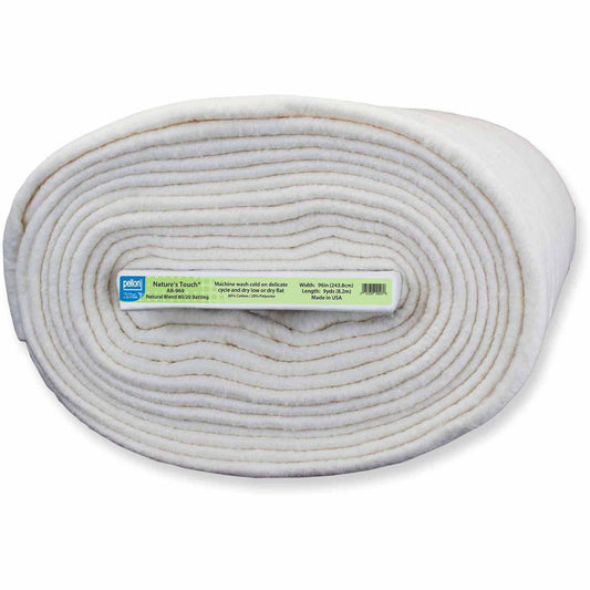 Pellon 80/20 Quilting Batting With Scrim, Off-White, 96" x 9 Yards Bolt