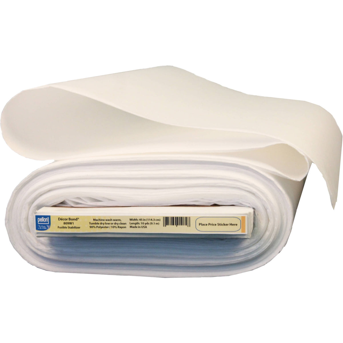 Pellon 809 Décor Bond White Fusible Fabric Stabilizer, 45" x 10 Yards, 1 Pack