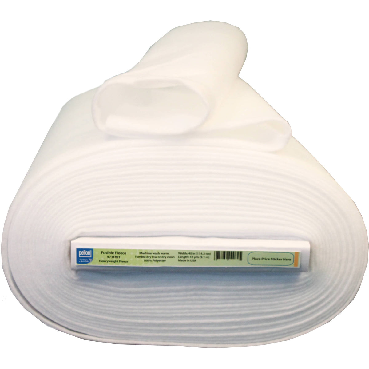 Pellon 973F Fleece Fabric, White 45" x 10 Yards by the Bolt
