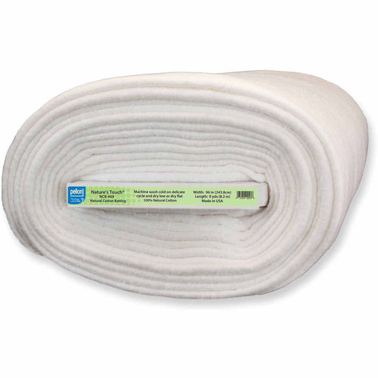 Pellon Cotton Quilting Batting, off-White 96" By the Bolt
