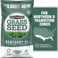 Pennington Kentucky 31 Tall Fescue Grass Seeds for Lawn, for Sun to Partial Shade, 20 lb