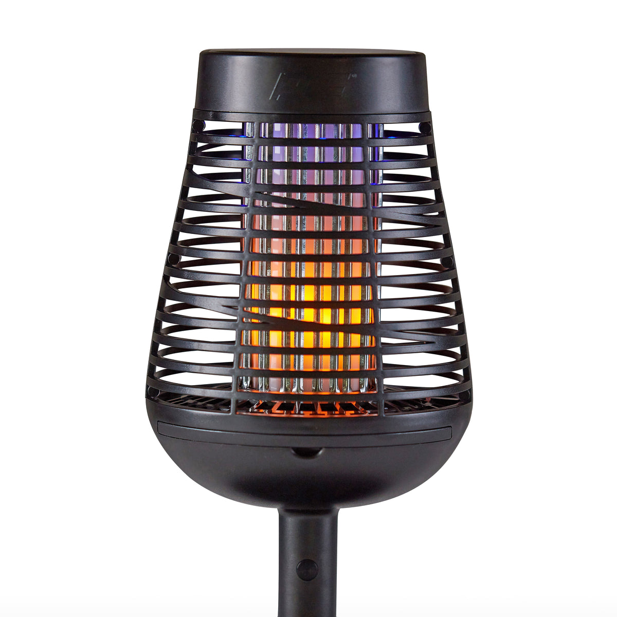 PIC Solar Insect Killer Torch with LED Flame Effect, Black Torch, Area Bug Zapper