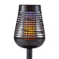 PIC Solar Insect Killer Torch with LED Flame Effect, Black Torch, Area Bug Zapper