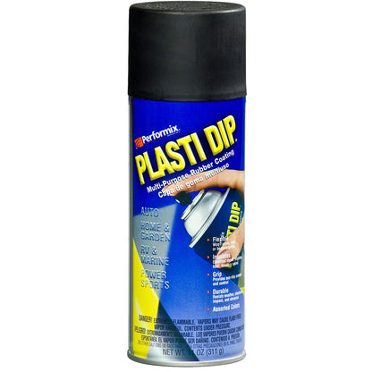 (4 pack) Plasti Dip Rubberized Matte Black Spray, 11oz