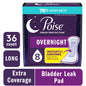 Poise Women's Overnight Incontinence Pads, Extra Coverage (72 Count)