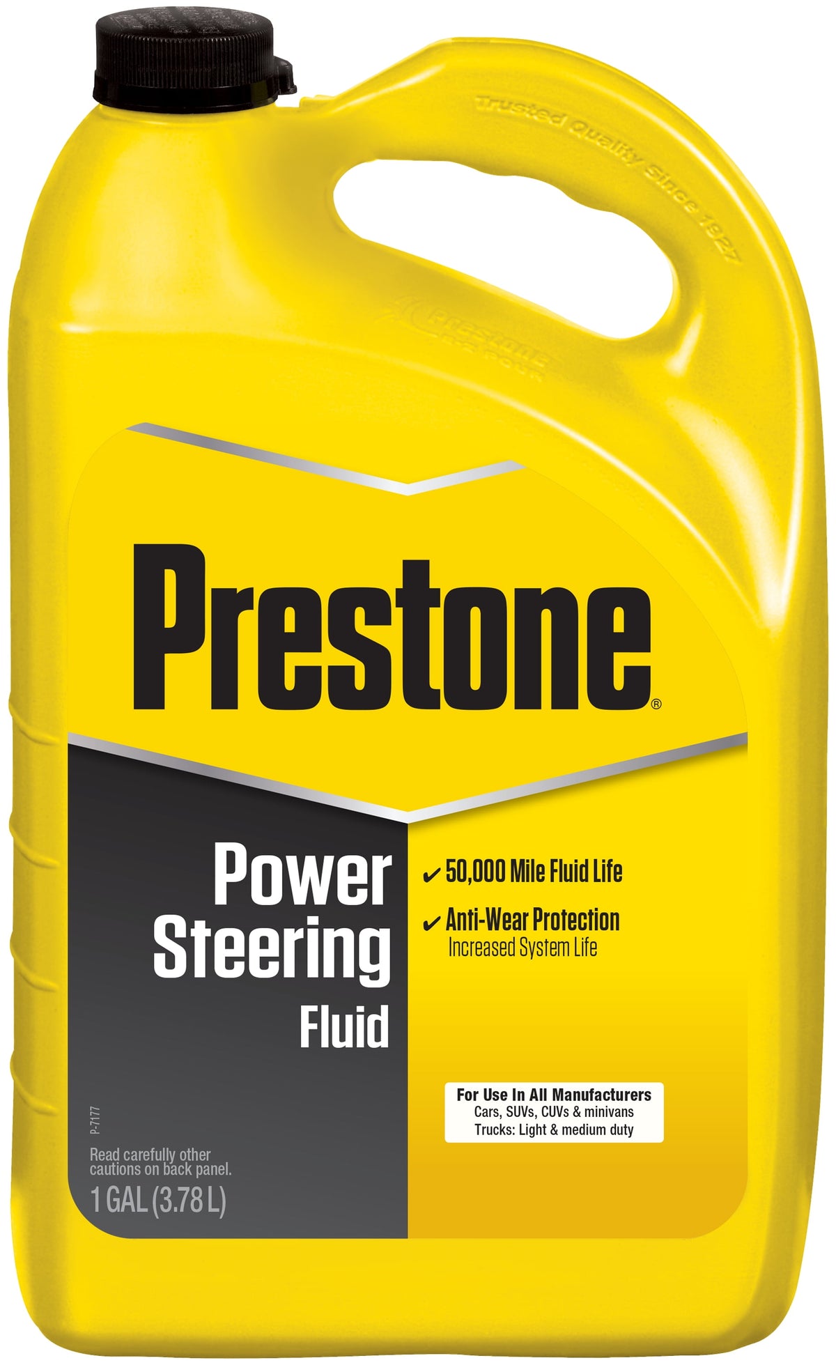 (2 pack) Prestone Universal Power Steering Fluid for Cars and Trucks - 1 gal - Anti-Wear, 50,000 mile