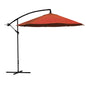 Pure Garden 10-Foot Offset Patio Umbrella with Crank and Base (Blue)
