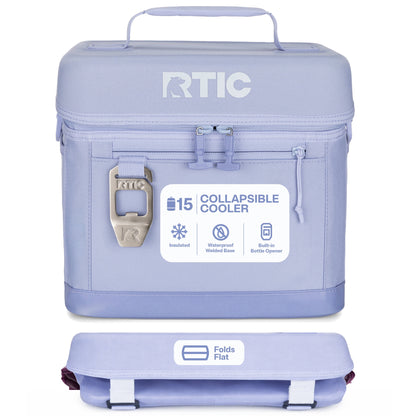 RTIC 15-Can, 16 Qt, Collapsible Soft Cooler with Bottle Opener, Olive