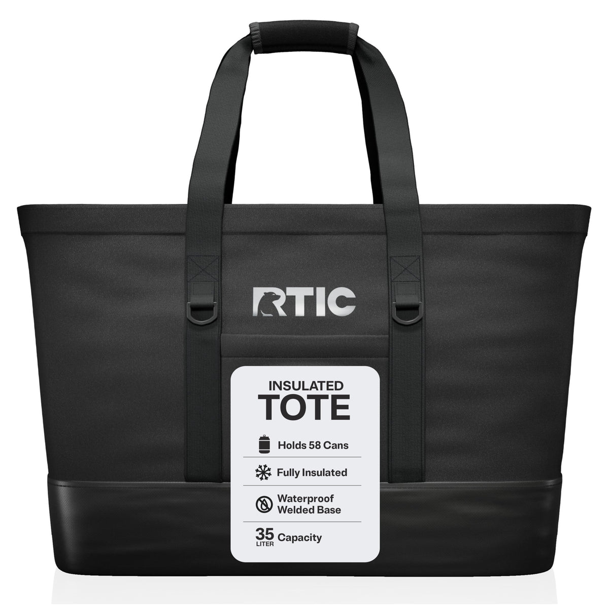 RTIC 58-Can, 35 Ltr, Insulated Tote Bag, Cooler Bag with Leak-Free Interior, Olive