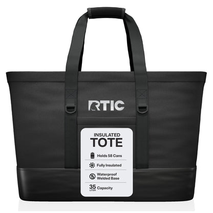 RTIC 58-Can, 35 Ltr, Insulated Tote Bag, Cooler Bag with Leak-Free Interior, Olive