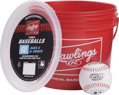 Rawlings | Official League CROLB Practice Youth Baseballs | 10U | Bucket | 12 Count